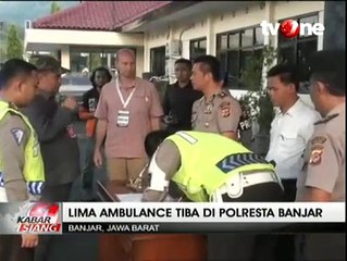 5 Ambulans Terpidana Mati Tiba di Polresta Banjar