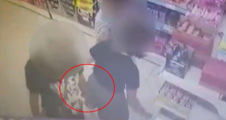 Ümraniye'de Kız Çocuğuna Taciz Anı Güvenlik Kameralarına Yansıdı