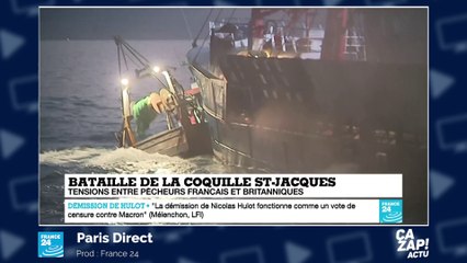 Bataille entre les pêcheurs de coquilles Saint-Jacques français et britanniques !