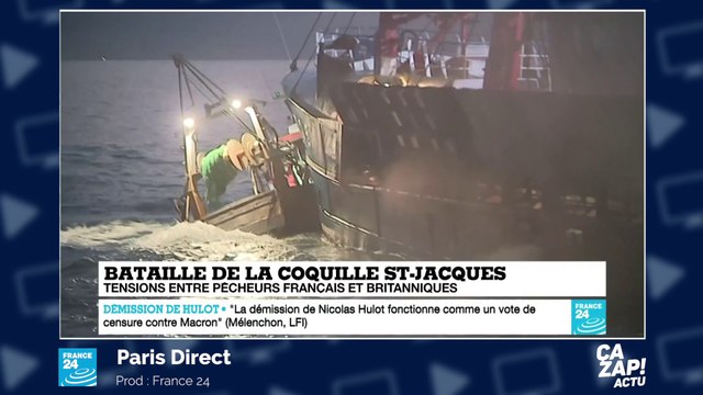 Bataille entre les pêcheurs de coquilles Saint-Jacques français et britanniques !