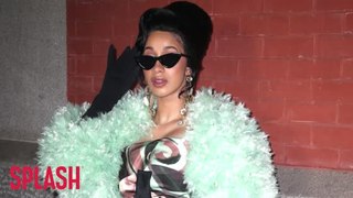Cardi B strips naked 6 weeks after giving birth