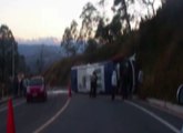 17 personas resultaron heridas luego de un nuevo accidente registrado en Loja