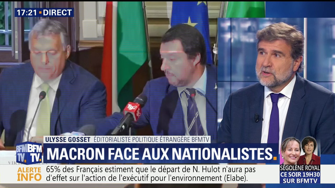 Emmanuel Macron face aux nationalistes