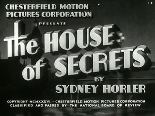 THE HOUSE OF SECRETS (1936) Partie 1/2 V.O.S.T.Fr.