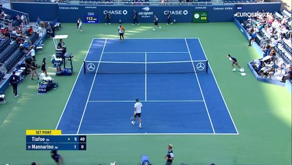 Mannarino n'a pas trouvé la solution face au puissant Tiafoe