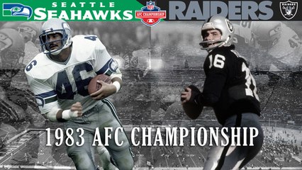 Silver and Black Domination! | Seahawks vs. Raiders, 1983 AFC Championship