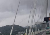 Waterspout Sighted By Hong Kong's Ting Kau Bridge