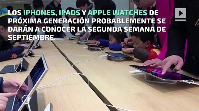 Apple lanzará nuevos iPhones, relojes y iPads
