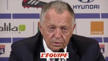 Le huis clos, «un signal» pour Aulas - Foot - OL