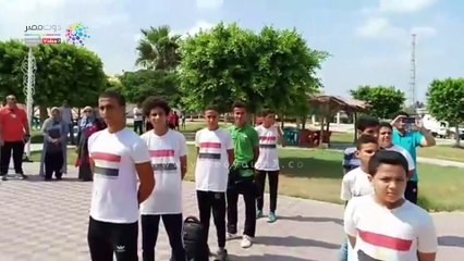 محافظ البحيرة تتفقد معسكر الشباب بمدينة النوبارية