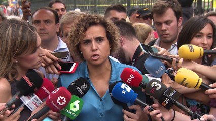 Montserrat responsabiliza a Sánchez de la "ruptura de la convivencia" en Cataluña