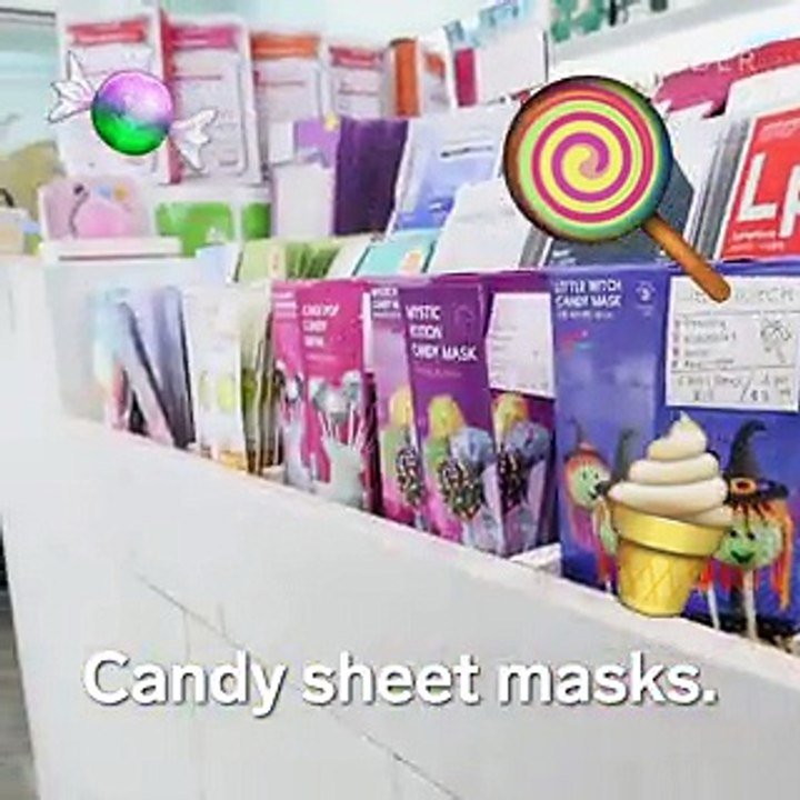 This store is like a candy shop for face masks