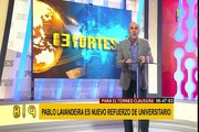 Pablo Lavandeira fue presentado como refuerzo en Universitario de Deportes