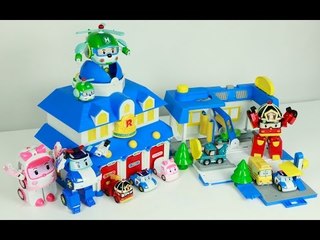 로보카 폴리 세차장 학교 | CarrieAndToys