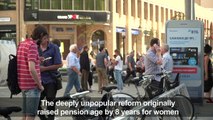 Russians react to changes in pension reform proposed by Putin