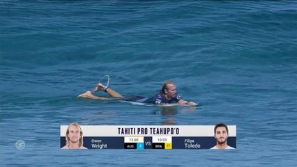 Adrénaline - Surf : Tahiti Pro Teahupo'o, Men's Championship Tour - Semifinal heat 1