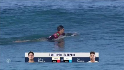 Adrénaline - Surf : Tahiti Pro Teahupo'o, Men's Championship Tour - Quarterfinal heat 3