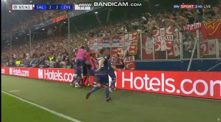 Ben Fardou second  Goal HD - Red Bull Salzburg 2-2 Crvena Zvezda 29.08.2018