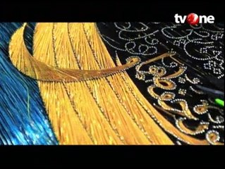 Pesona Kaligrafi Jarum Benang