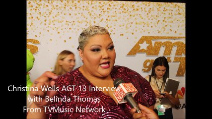 Christina Wells America's Got Talent 13 Interview  AGT3