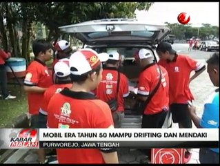 Ratusan Mobil Kuno Ikut Rally Mobil Antik Sejauh 150 Km