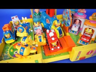뽀로로 Pororo 자동차 장난감 총 출동! 뽀로로 빠방 스쿨버스, 뽀로로 슈팅카 & 트리오세트 Now go out! All Pororo cars! игрушка おもちゃ