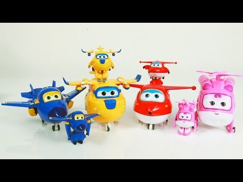 [변신] Superwings와 Superwings 미니 장난감 비교 변신 놀이 | CarrieAndToys