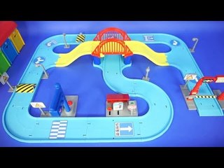 Download Video: 꼬마버스 타요 도로놀이 타요 중앙차고지 장난감 Tayo the Little Bus Road Game Play Toy Маленький автобус ТАЙО Игрушки おもちゃ