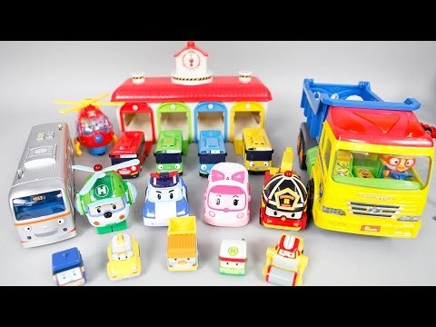 로보카폴리 Robocar Poli 타요 뽀로로 장난감 중앙차고지 매트 뽀로로 덤프트럭 위저드링 Робокар Поли Игрушки