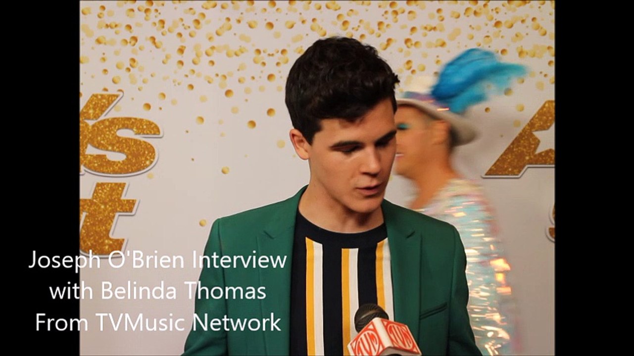Joseph OBrien - America's Got Talent Live Shows Week 3 Interview - AGT