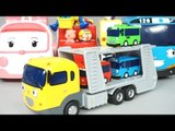 타요 캐리와 타요 친구들 장난감 로보카폴리 뽀로로 Tayo the Little Bus Toys мультфильмы про машинки Игрушки ТАЙО автобус