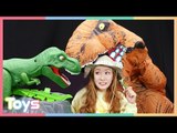 엘리와 공룡의 다이노밀 보드게임 대결 놀이 | 캐리앤 토이즈