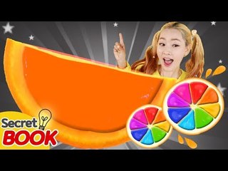 [시크릿북] 엘리의 상큼한 무지개 오렌지 젤리 만들기 l 캐리앤 북스