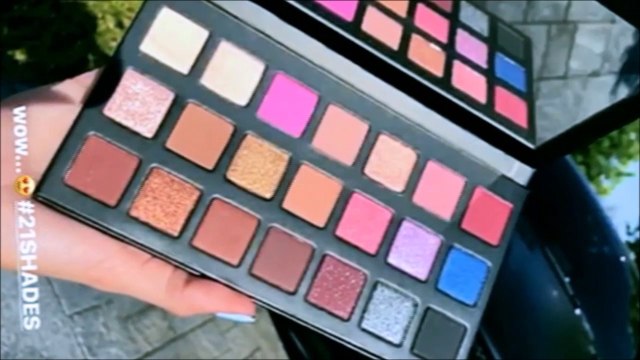 Kylie Cosmetics - 21 Birthday Palette Sipping Pretty + Swatches