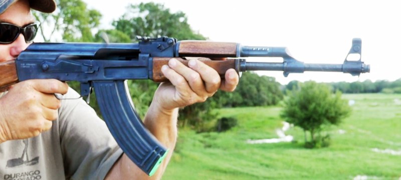 Shooting an AK-47 in Full Auto