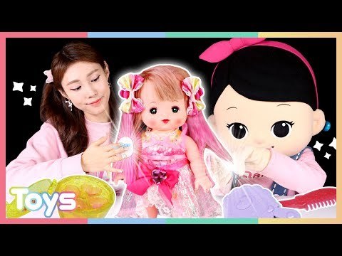 캐리와 꼬마캐리의 메이크업 메루짱 장난감으로 헤어 메이크업 네일아트 뷰티샵 놀이ㅣ캐리와장난감친구들