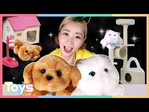 엘리의 선택은?! 베이비펫 아기 강아지 고양이 동물 인형 키우기 장난감 놀이ㅣ캐리와장난감친구들