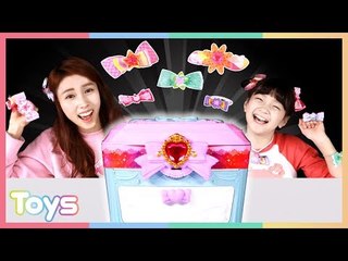 시크릿 쥬쥬가 되고 싶어요! 캐리와 유니의 리본아트 보석함 장난감 액세서리 만들기 놀이ㅣ캐리와장난감친구들