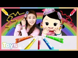 캐리 공주와 꼬마캐리 공주의 미모 대결?! 디즈니 프린세스 3D 매직펜으로 액세서리 만들기ㅣ캐리와장난감친구들