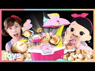 스위트 팝콘 가게 장난감 놀이 | 캐리와장난감친구들