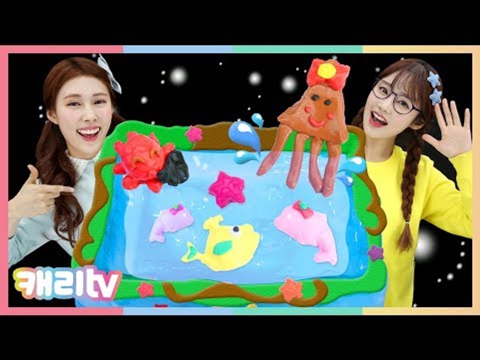 [캐리와장난감친구들] 물에 뜨는 천사 실리콘으로 만드는 나만의 아쿠아 월드 만들기 DIY