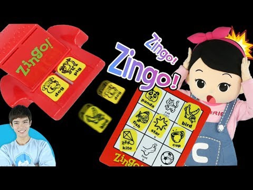 캐빈과 꼬마캐리의 징고 보드게임으로 낱말 맞추기 빙고 대결 놀이 | 캐리앤 플레이