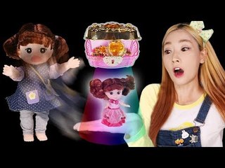 콩순이가 작아졌어요! 엘리의 미니 콩순이 인형의 집 놀이ㅣ캐리와장난감친구들