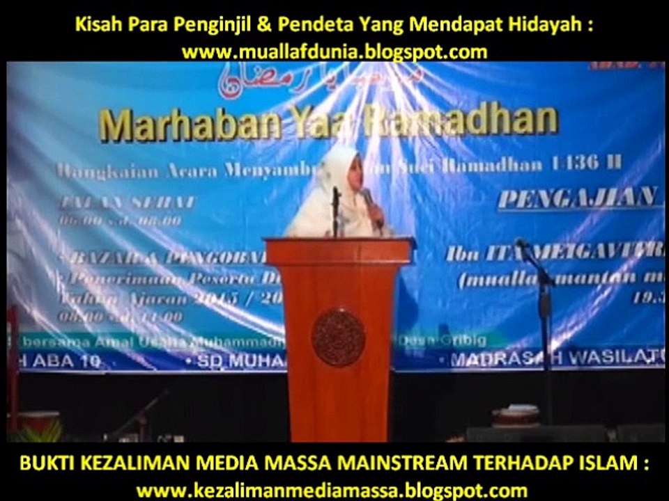 [162] VOL. 2 - USTZ. TIEN SEN (MANTAN MISIONARIS): "DLM INJIL DILARANG MAKAN BABI, HRS PAKAI JILBAB, YESUS BERSYAHADAT."