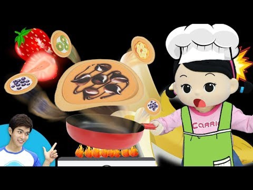 오늘은 내가 요리사! 캐빈과 꼬마캐리의 [플라잉 팬케이크] 보드게임 기억력 대결 |...