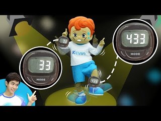 신나는 댄스! 캐빈과 꼬마캐빈의 만보기 게임 대결 l 캐리앤 플레이