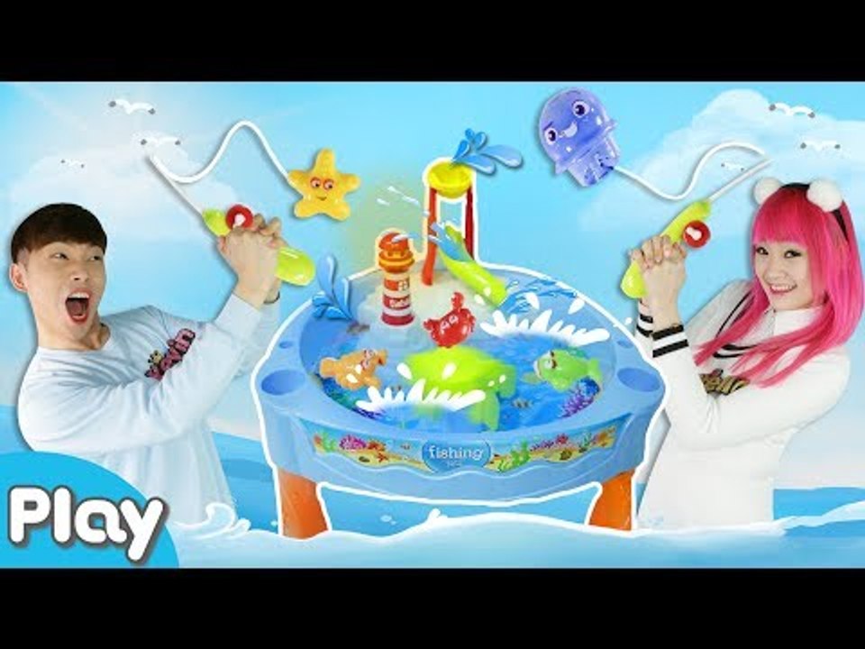 워터 슬라이드 낚시 보드게임 배틀 대결 놀이 l 캐리앤 플레이