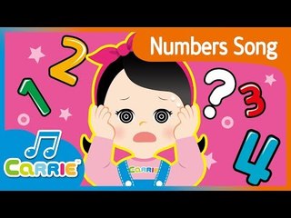 [키즈 동요] 하나! 둘! 셋! 숫자송 영어버전 One! Two! Three! Numbers Song | 캐리앤 송