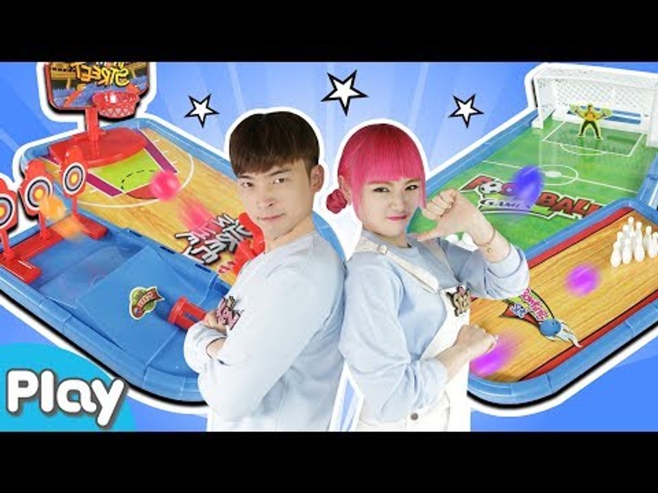 한번에 4가지 공게임을 할 수 있는 보드게임 배틀 놀이 l 캐리앤 플레이