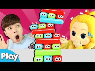 이렇게 귀여운 젠가는 처음이야! 조심조심 애벌레 젠가 게임 l 캐리앤 플레이
